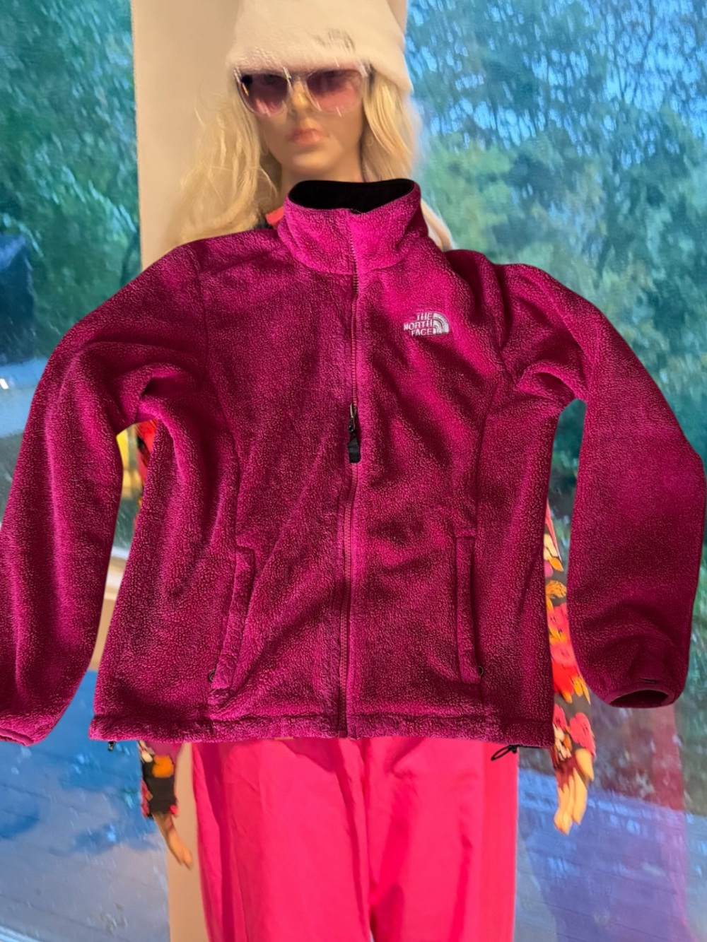 The North Face Women's Osito Jacket Pink Fleece